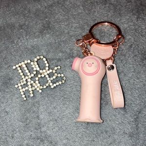 Pink‎ inFace Keychain Accessory